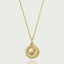 Sunflower charm 14k gold - Studio Kroewe