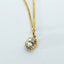 Sutton birthstone pendant 14k gold - Studio Kroewe