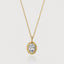 Sutton birthstone pendant 14k gold - Studio Kroewe