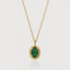 Sutton birthstone pendant 14k gold - Studio Kroewe