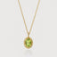 Sutton birthstone pendant 14k gold - Studio Kroewe
