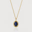 Sutton birthstone pendant 14k gold - Studio Kroewe