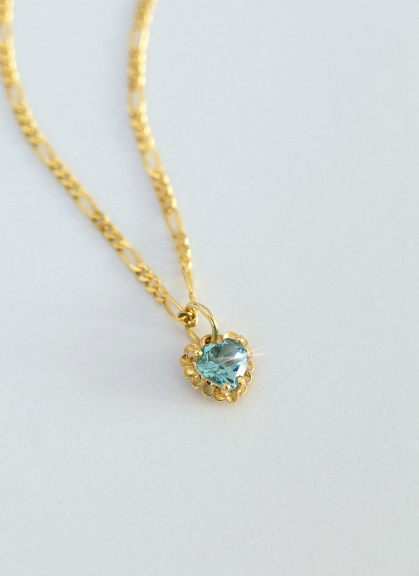 Sutton amethyst pendant 14k gold - Studio Kroewe