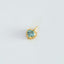 Sutton topaz charm 14k gold - Studio Kroewe