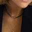 Tatum black pearl necklace 14k gold - Studio Kroewe