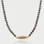 Tatum black pearl necklace 14k gold - Studio Kroewe