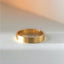 The gent ambrose brushed ring 14k gold - Studio Kroewe