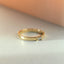 The gent angus baguette diamond ring 14k gold - Studio Kroewe