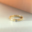 The gent angus baguette diamond ring 14k gold - Studio Kroewe
