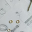 The gent bowie ring 14k gold - Studio Kroewe
