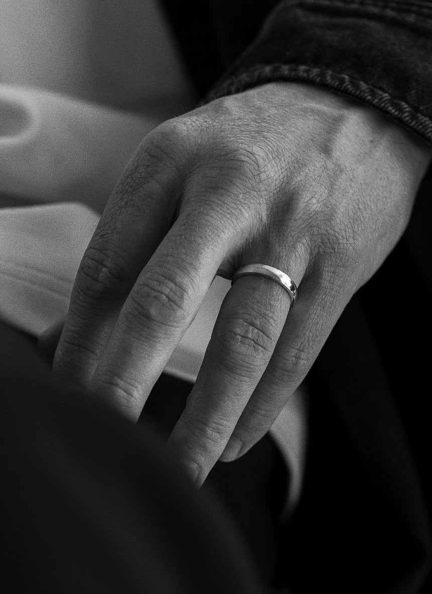The gent bruce citrine ring 14k gold - Studio Kroewe