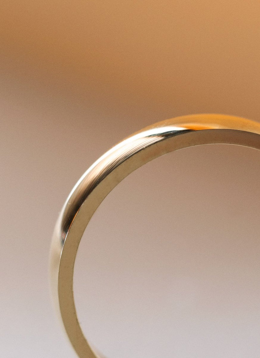 The gent bruce citrine ring 14k gold - Studio Kroewe