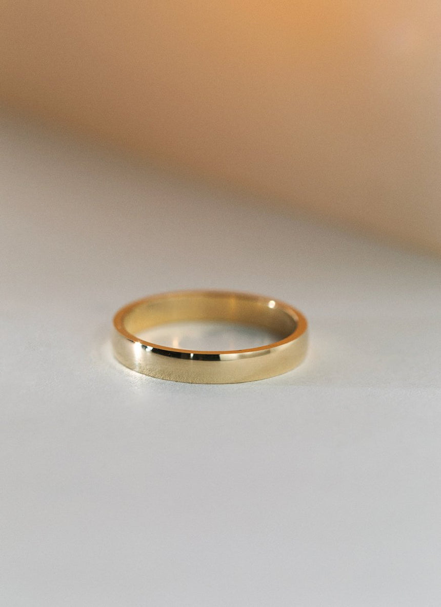 The gent bruce citrine ring 14k gold - Studio Kroewe