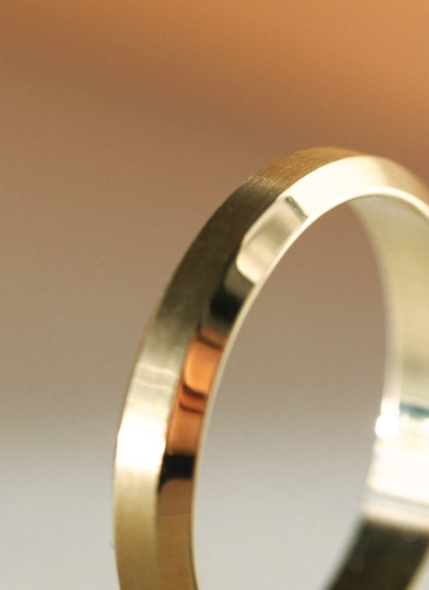 The gent burke ring 14k gold - Studio Kroewe