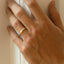 The gent classic 3.5mm ring 14k gold - Studio Kroewe