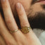 The gent classic II ring 14k gold - Studio Kroewe