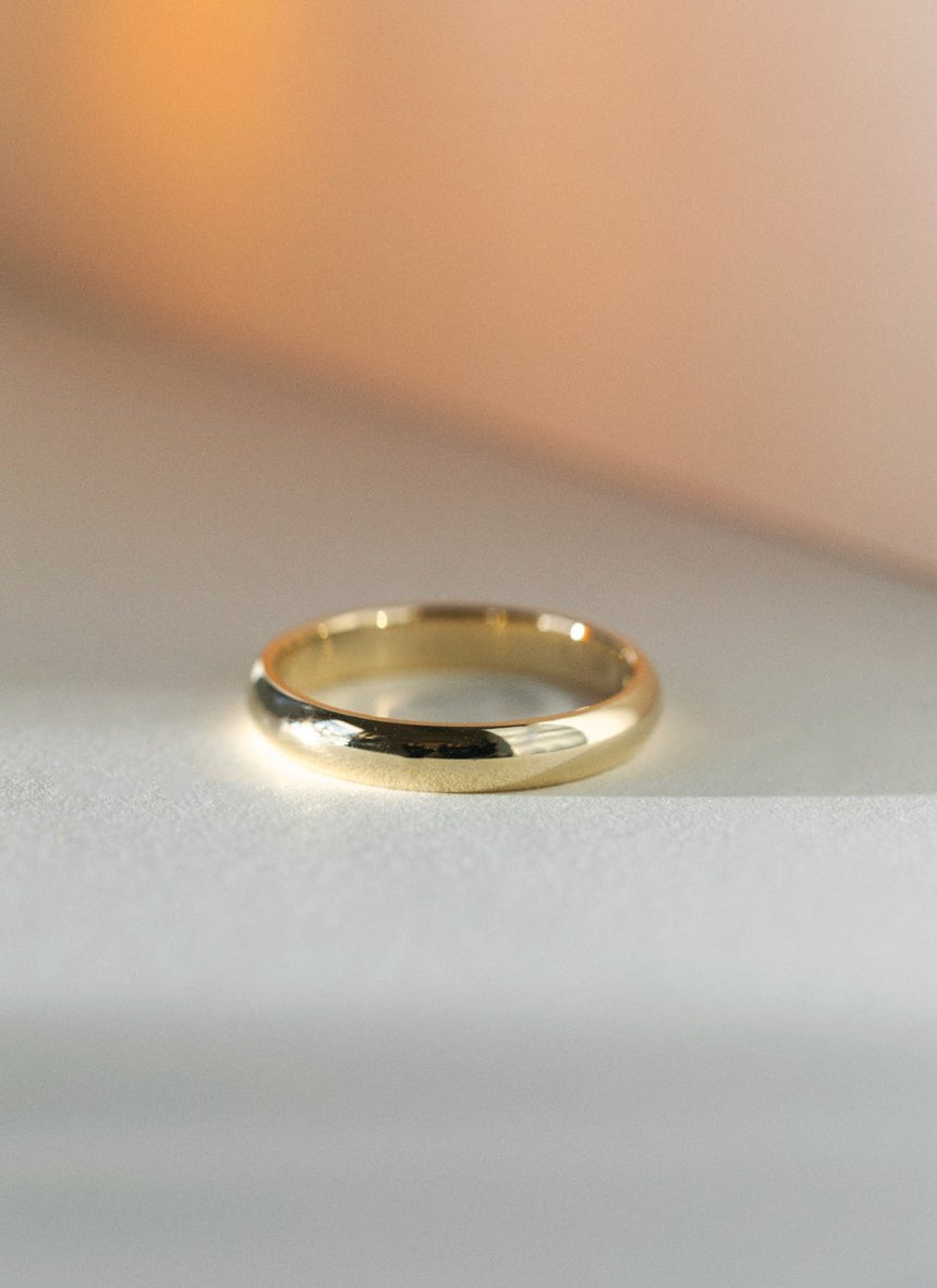 The gent bruce citrine ring 14k gold - Studio Kroewe