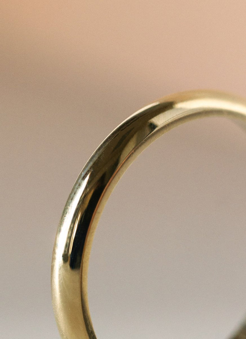 The gent classic ring 14k gold - Studio Kroewe