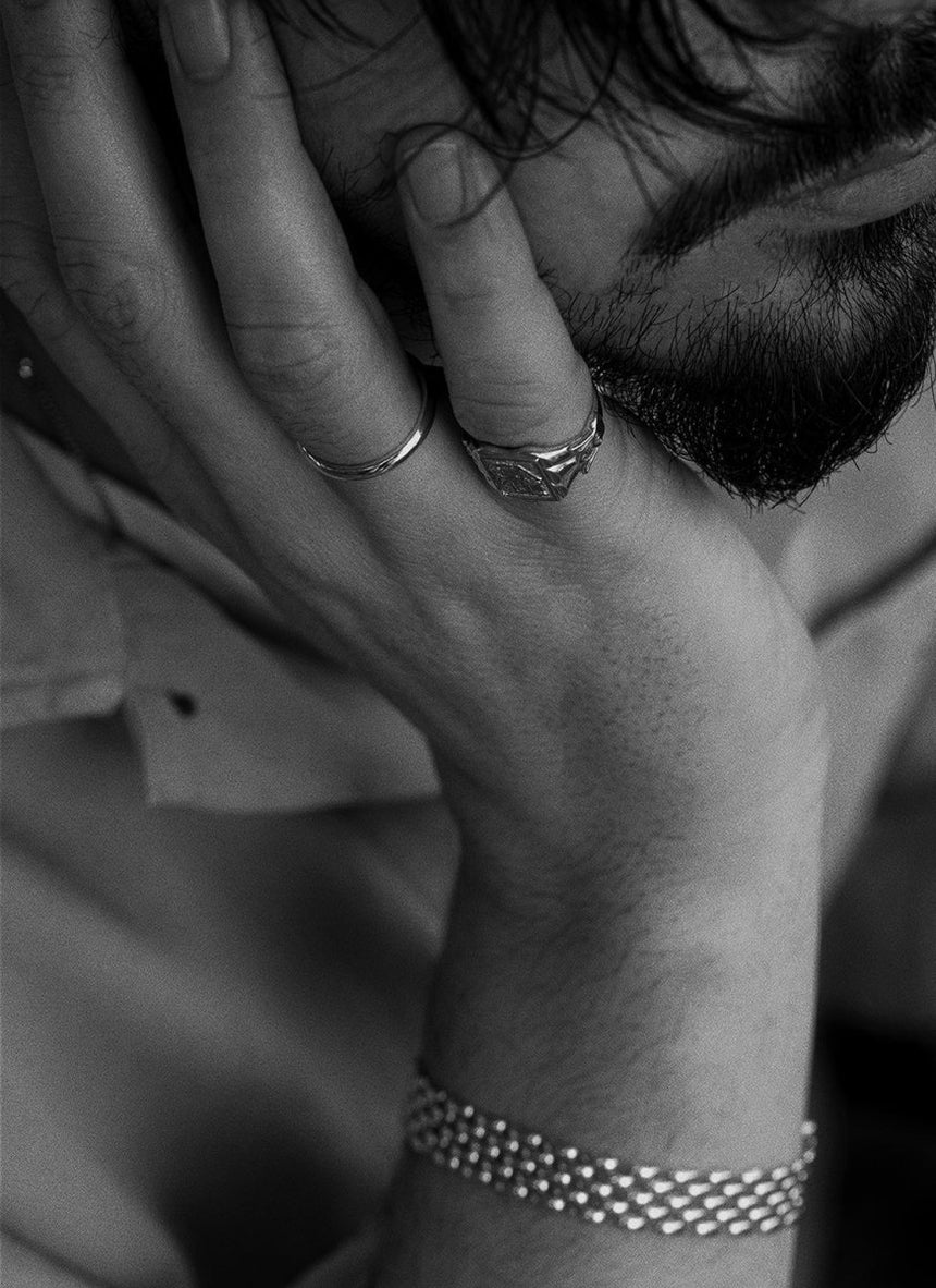 The gent classic ring 14k gold - Studio Kroewe