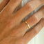 The gent ezra ring 14k gold - Studio Kroewe