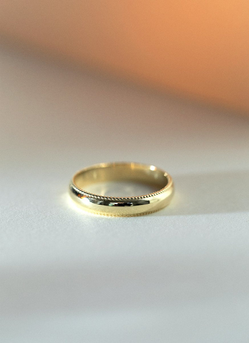 Lee stacking ring 14k gold - Studio Kroewe
