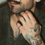 The gent idris ring 14k gold - Studio Kroewe