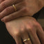 The gent idris ring 14k gold - Studio Kroewe