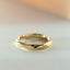 The gent idris twist ring 14k gold - Studio Kroewe
