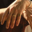 The gent king braided ring 14k gold - Studio Kroewe