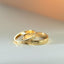 The gent lois scroll ring 14k gold - Studio Kroewe