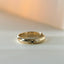 The gent lonny black sapphire ring 14k gold - Studio Kroewe