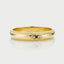 The gent lonny black sapphire ring 14k gold - Studio Kroewe