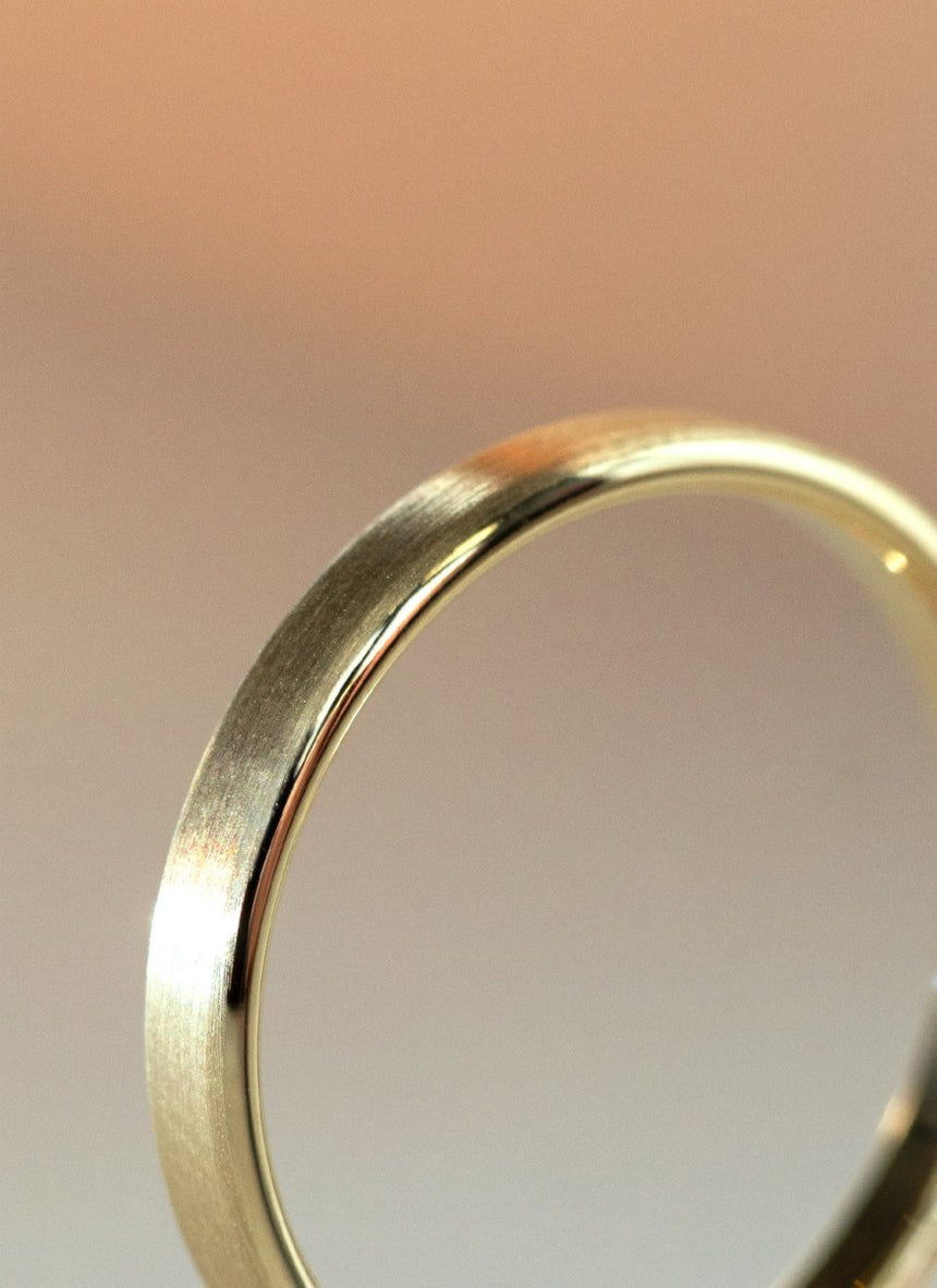 The gent roman 4mm ring 14k gold - Studio Kroewe