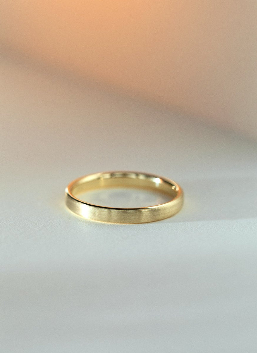 The gent roman ring 14k gold - Studio Kroewe