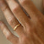 The gent roman 3mm ring 14k gold - Studio Kroewe