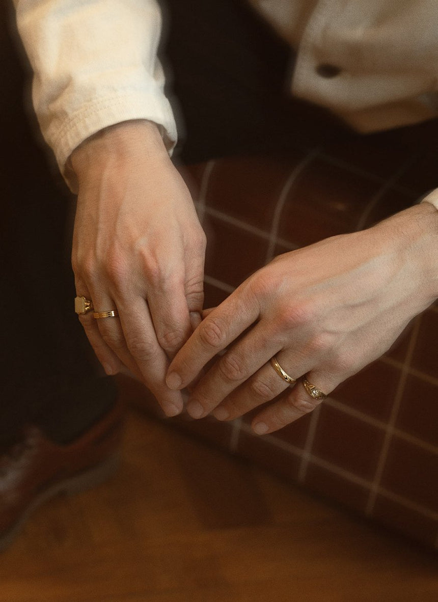 The gent samson ring 14k goud