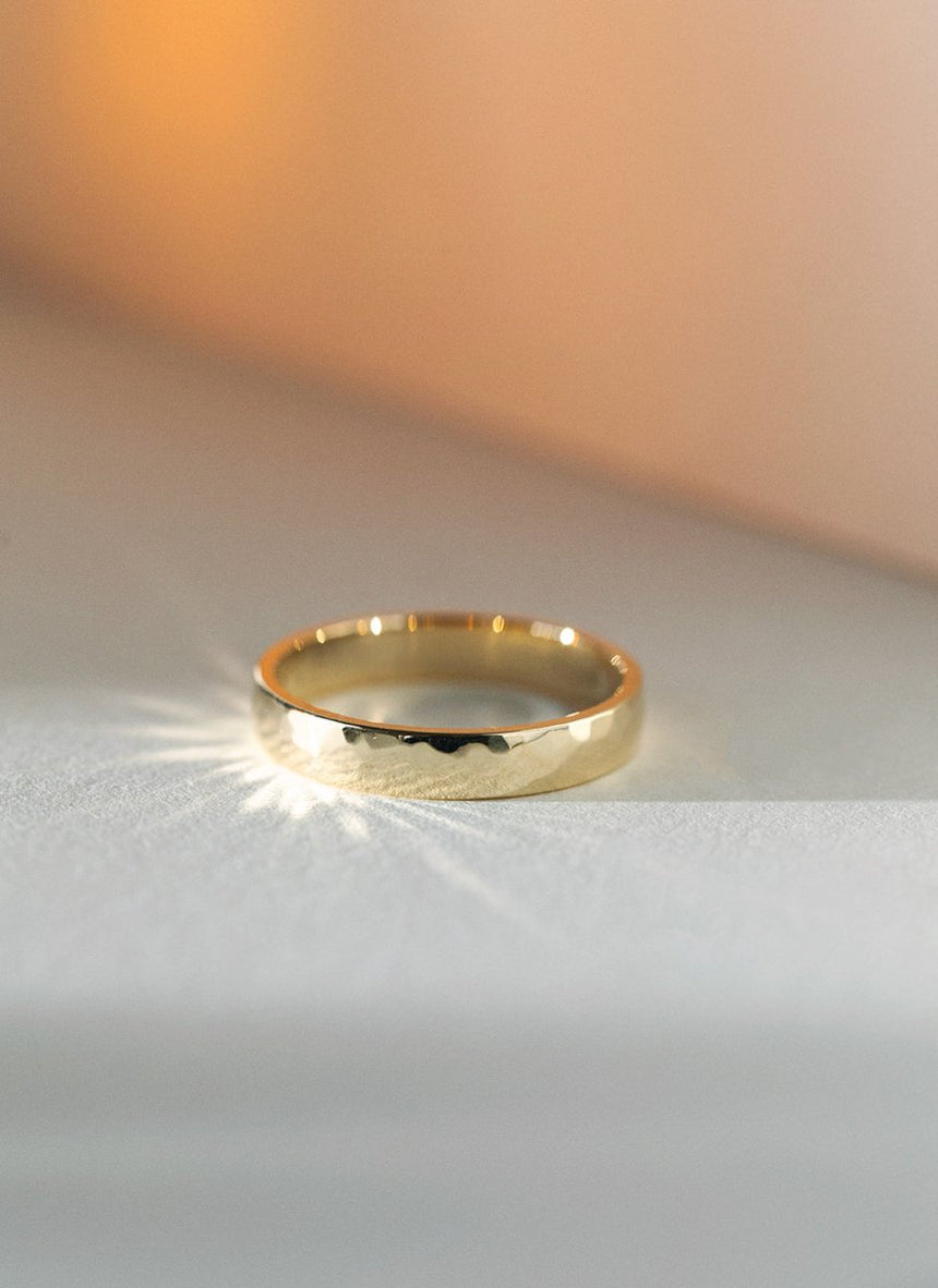 The gent bruce citrine ring 14k gold - Studio Kroewe