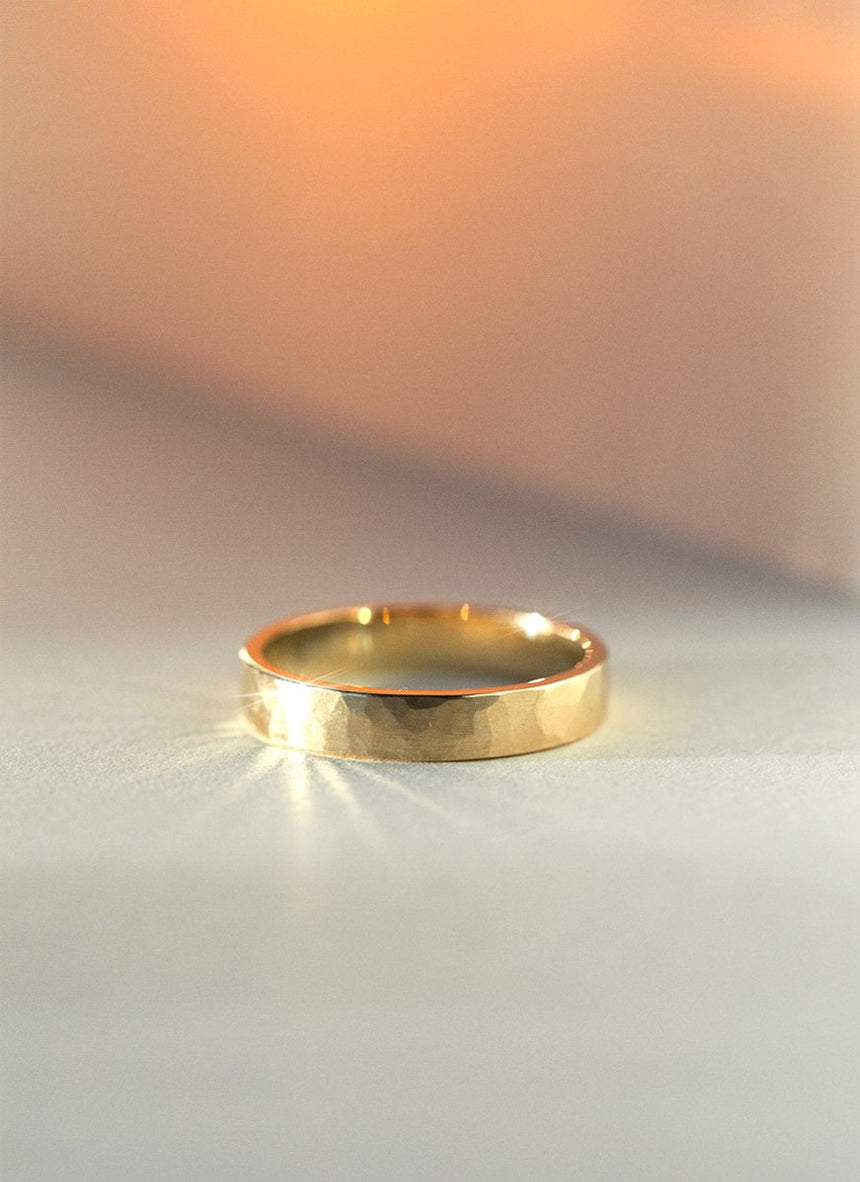 The gent tommie ring 14k gold - Studio Kroewe