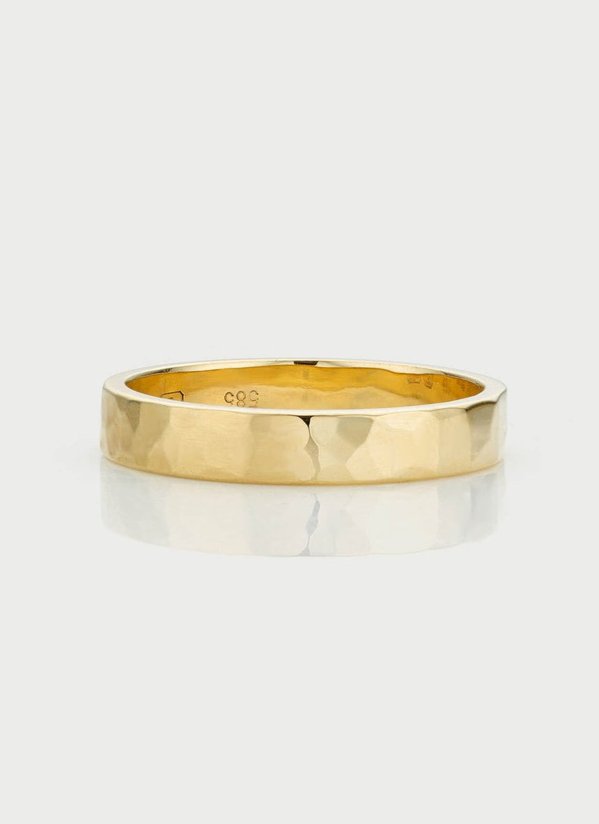 The gent tommie ring 14k gold - Studio Kroewe