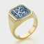 The gent vinny signet ring 14k gold - Studio Kroewe