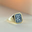 The gent vinny signet ring 14k gold - Studio Kroewe