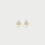 Three is a party earstud 14k gold - Studio Kroewe