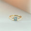 Timmy diamond topaz ring 14k gold - Studio Kroewe