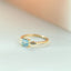Timmy diamond topaz ring 14k gold - Studio Kroewe