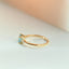 Timmy diamond topaz ring 14k gold - Studio Kroewe