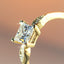 Timmy princess cut diamond 0.75ct ring 14k gold - Studio Kroewe