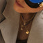 Totte heart medallion 14k gold - Studio Kroewe