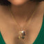 Totte heart medallion 14k gold - Studio Kroewe
