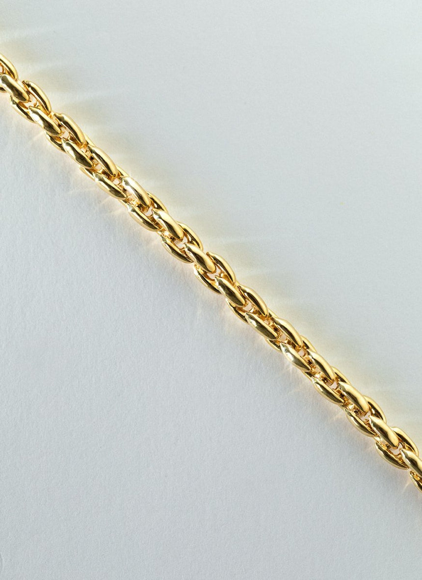 Toya 4.5mm bracelet 14k gold - Studio Kroewe