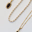 Triss diamond sapphire charm 14k gold - Studio Kroewe